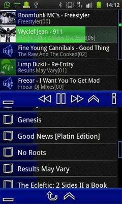 Trax Music Player android App screenshot 2