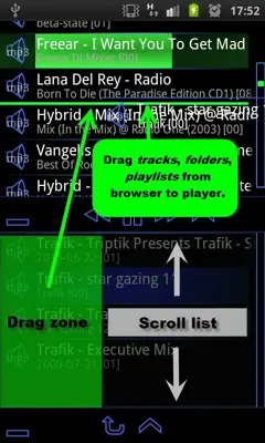 Trax Music Player android App screenshot 4